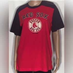 Boston Red Sox MLB Baseball Team Athletics Logo Size large Red T-shirt